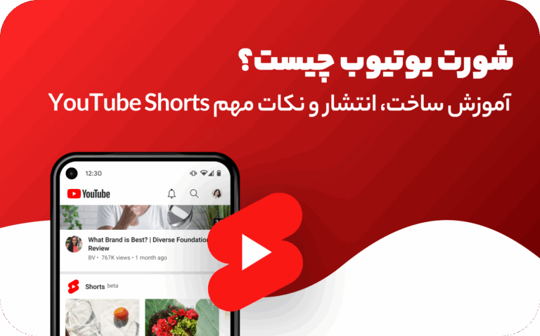 آموزش درج شورت یوتیوب
